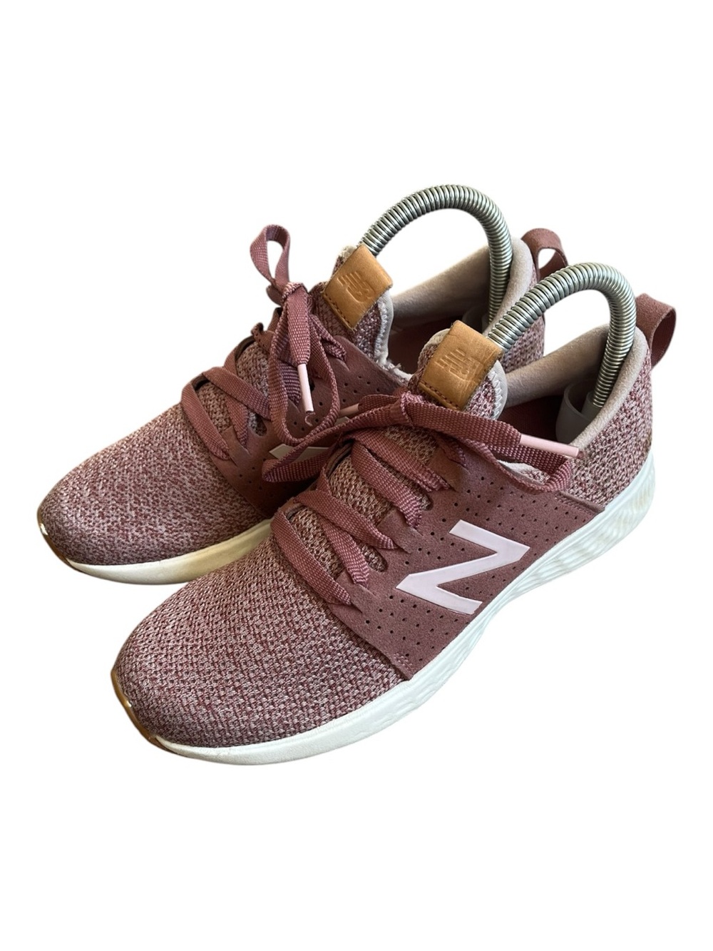 New Balance Fresh Foam Sport V1 Womens Running Shoes 7B Plum Mauve Pink WSPTLY1